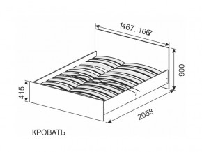 Кровать 1600х2000 ортопедическое основание в Соликамске - solikamsk.magazin-mebel74.ru | фото