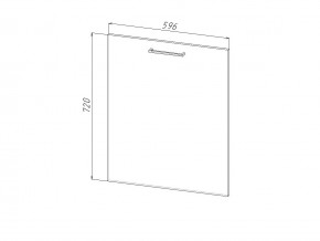 П 60 Комплект для посудомоечной машины 600 мм (цоколь + фасад) ЛДСП в Соликамске - solikamsk.magazin-mebel74.ru | фото