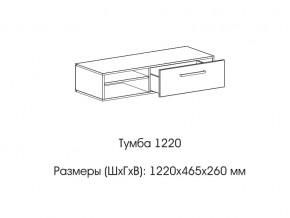 Тумба 1220 (низкая) в Соликамске - solikamsk.magazin-mebel74.ru | фото